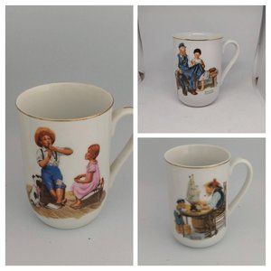 Lot of 3 NORMAN ROCKWELL 1982 Museum Collections, Inc- Daughter, Good Boy, Music